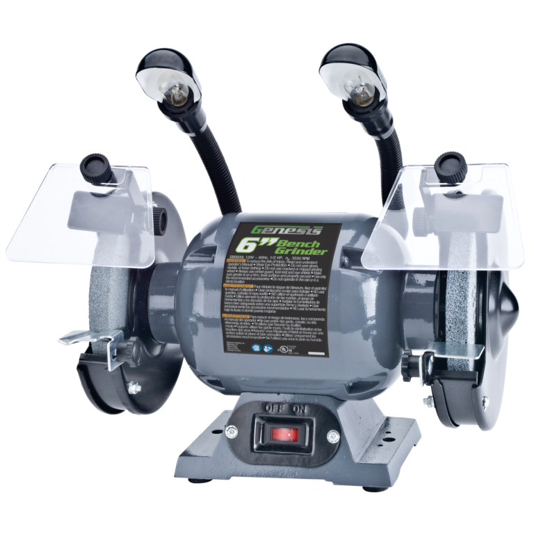 8" Bench Grinder With LED Lights - Industrial