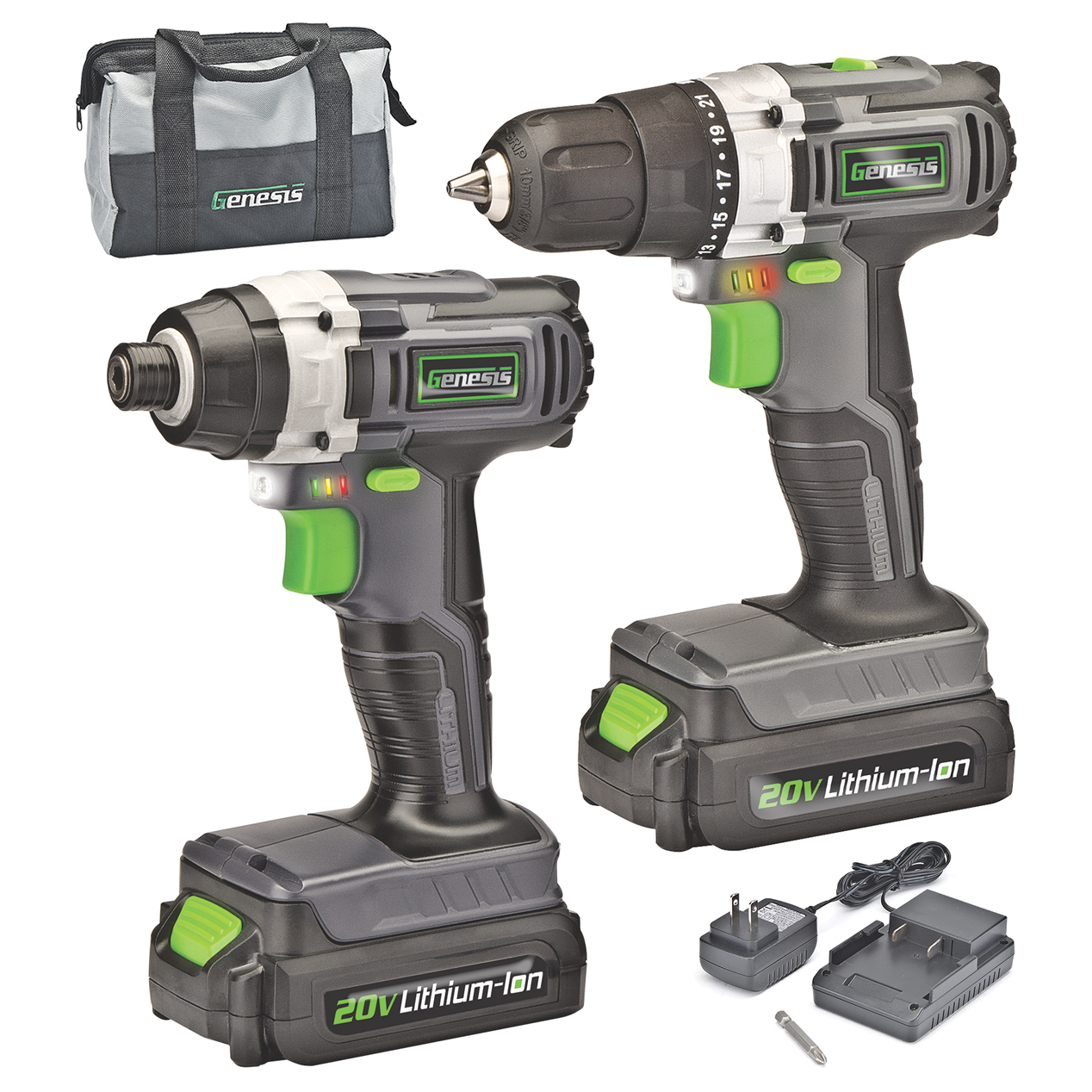20V Lithium-Ion Drill / Impact Driver Combo Kit