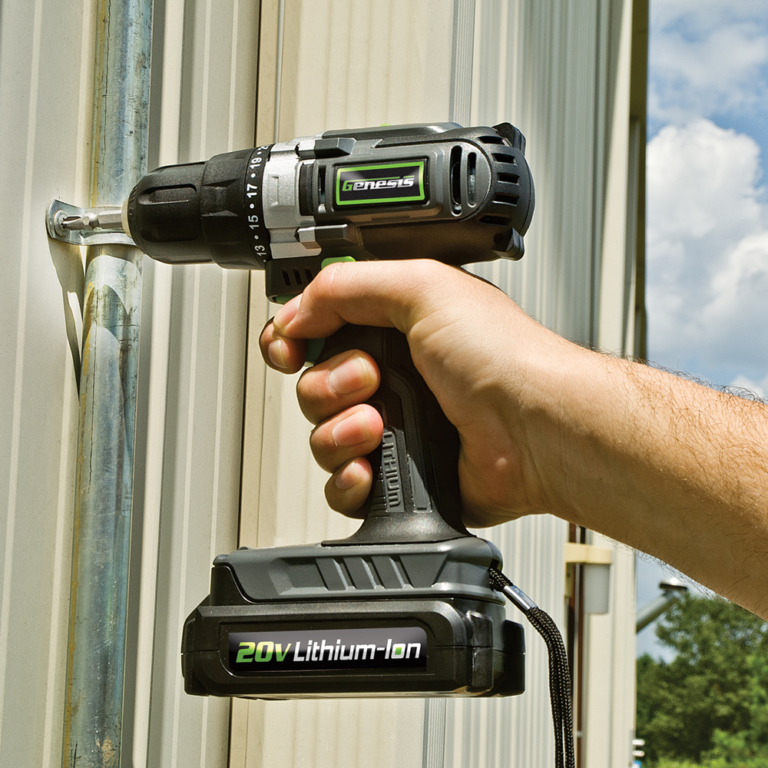 20V LithiumIon Drill/Driver Genesis Power Tools