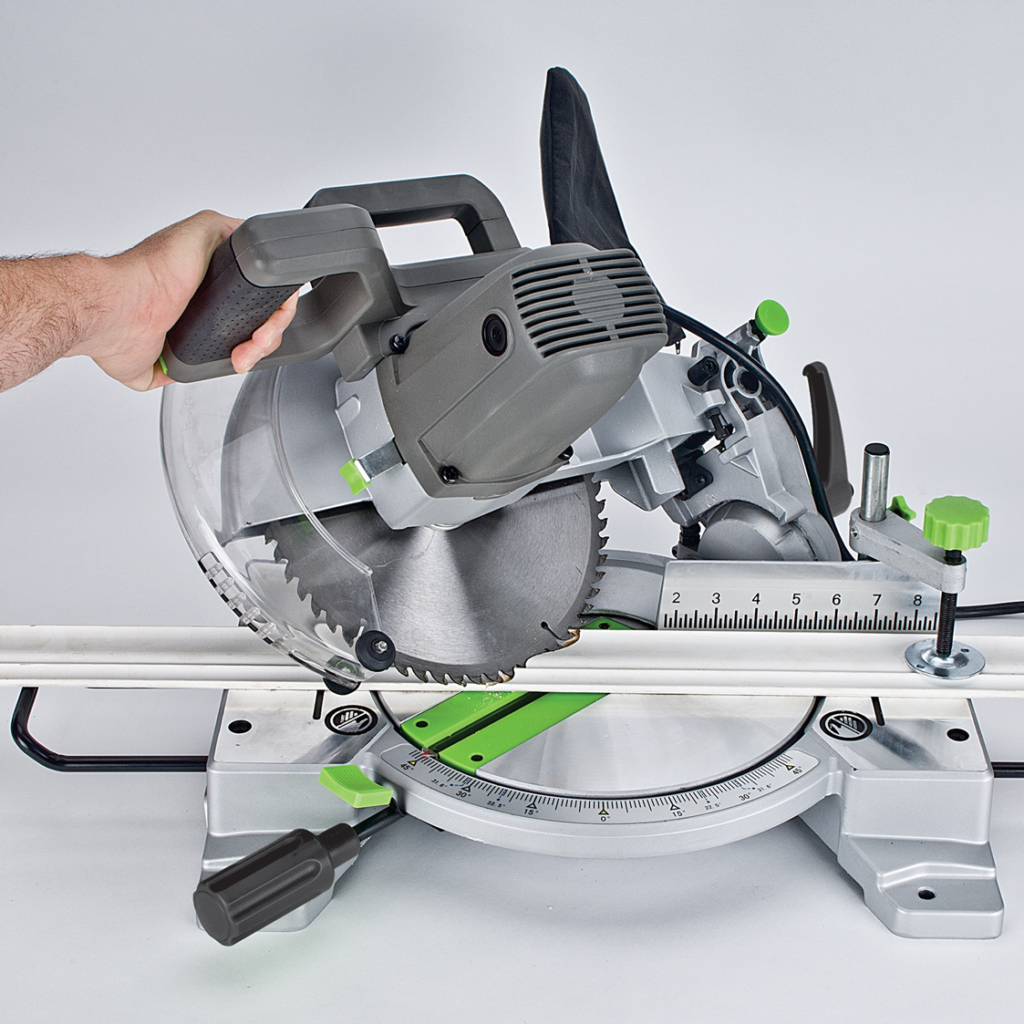 15 AMP 10" Compound Miter Saw With Laser Genesis Power Tools