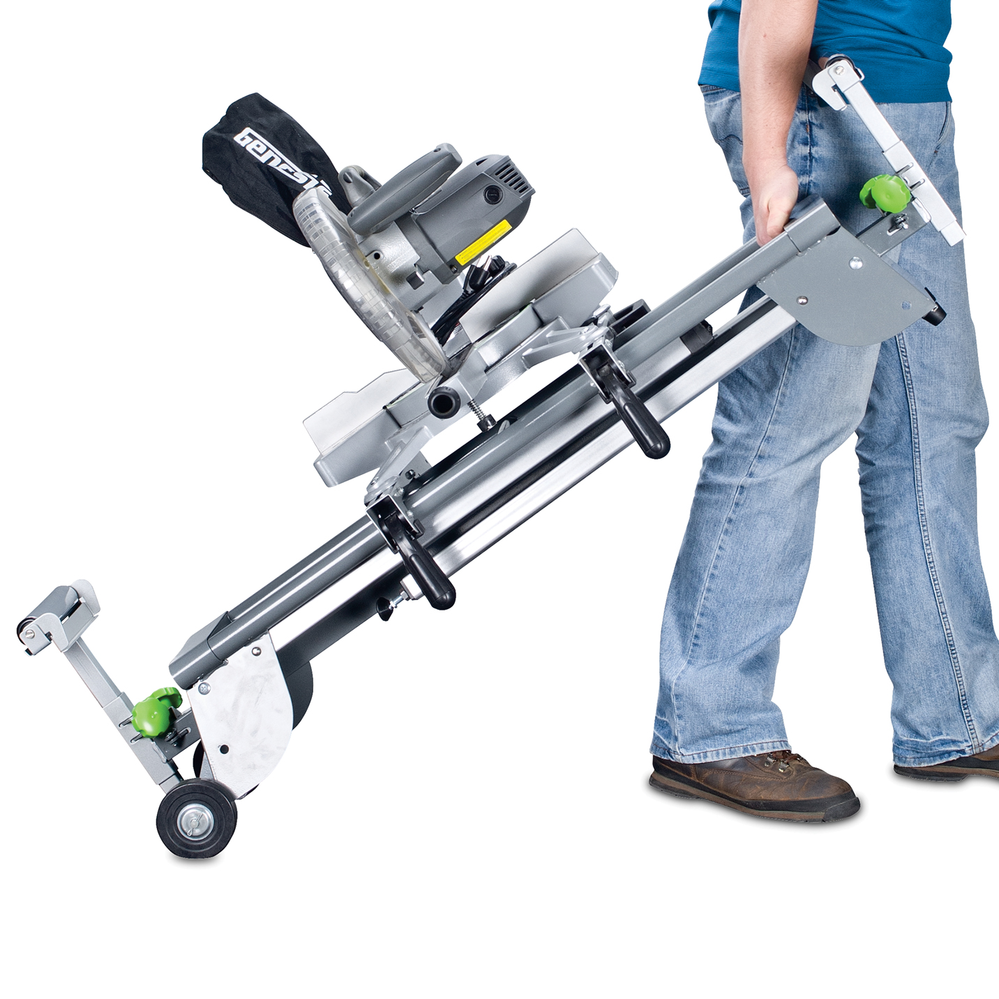 Bentism Planer Stand 100 lbs Heavy Loads 3-gear Height Saw Stand w/ 4 Casters, Size: 27.7 x 23.7 x 35.4 in / 70.3 × 60.3 × 90 cm, Black